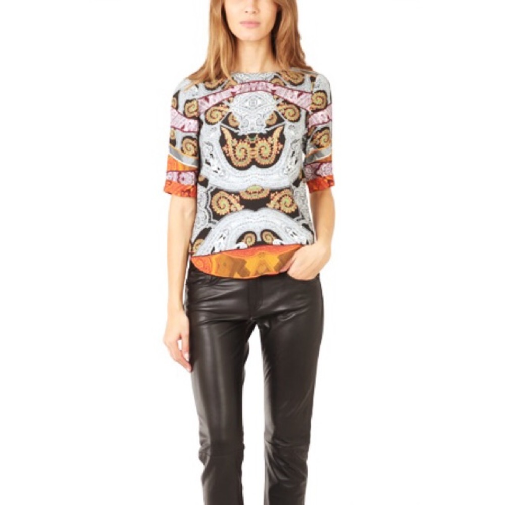 Twelfth Street By Cynthia Vincent Shirt Tail Tee M